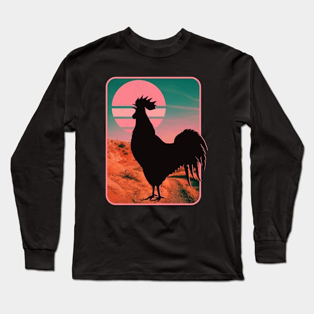 Cock a doodle doo! Long Sleeve T-Shirt by TJWDraws